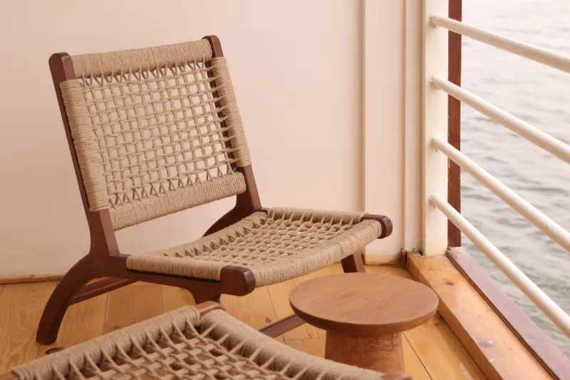 Terrazza della Suite in Dahabeya Per Ba Merkaba sul Nilo