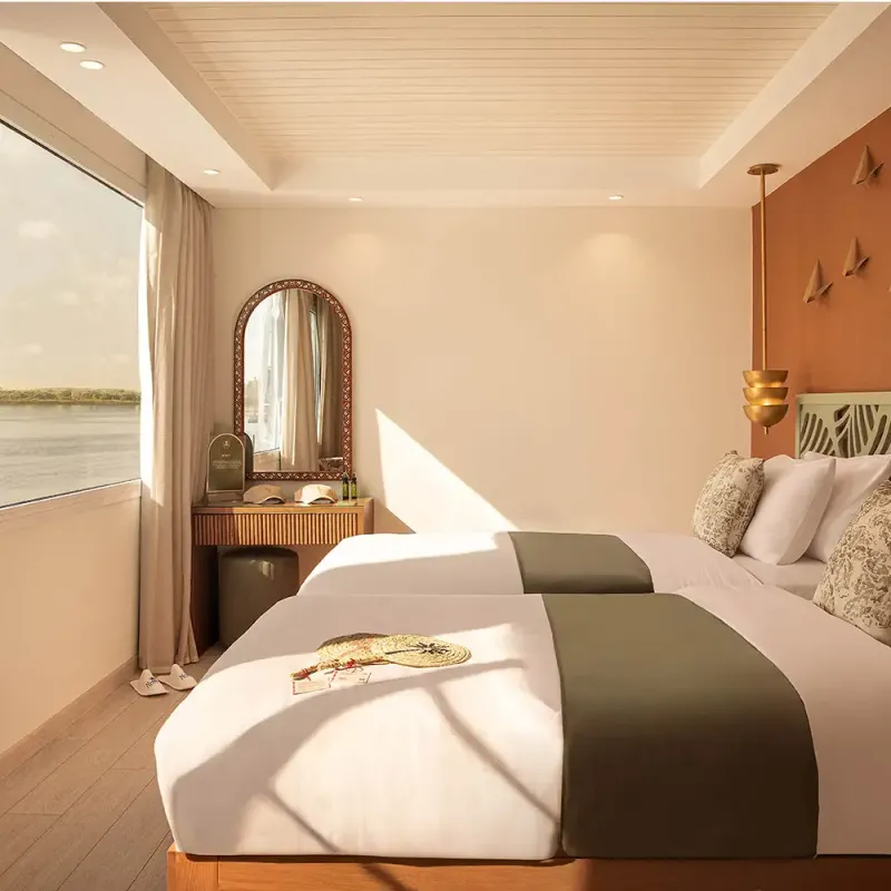 Cabina di Lusso Dahabeya Nebu Ra - Crociera sul Nilo Privata