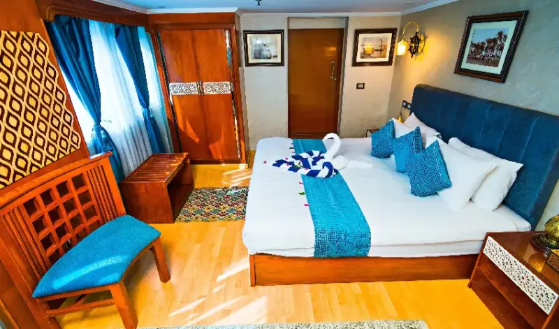 Cabina Elegante sulla Dahabeya Queen Isis