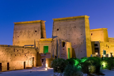 Philae temple sound and light show