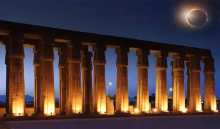 Total Solar Eclipse Egypt 2027, Luxor Temple