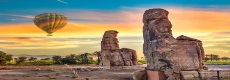 Luxor City Egypt, Colossi of Memnon